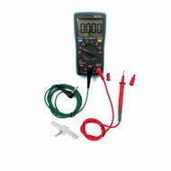 Multimeter met meetsnoeren en splitter